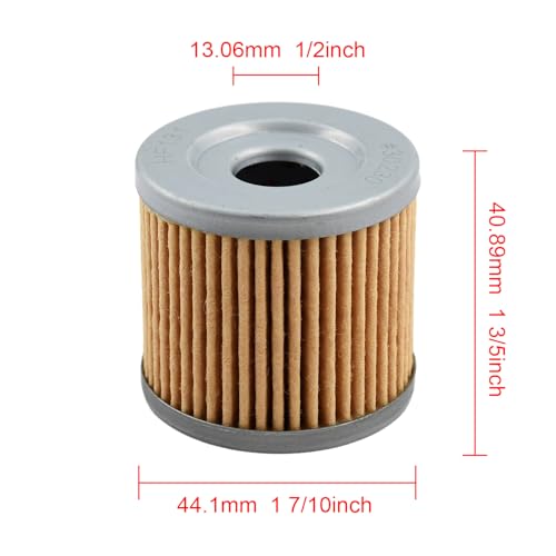 Oil Filter 16510-05240 16510-45H10 Compatible with Suzuki 4 Stroke Outboard 8HP DF8A 9.9HP DF9.9/DF9.9A/DF9.9B 15HP DF1/ DF15A 20HP DF20A Motorcycle Oil Filter