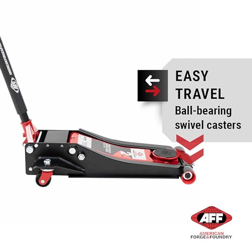 AFF 2 Ton Floor Jack - Low Profile Car Jack with Lightning Lift Hydraulic - Heavy Duty - style: Standard Chassis