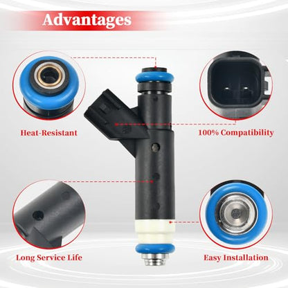FJ867 Fuel Injector Replace#04861238AB 822-11172-8PCS - size: FJ867(8PC)