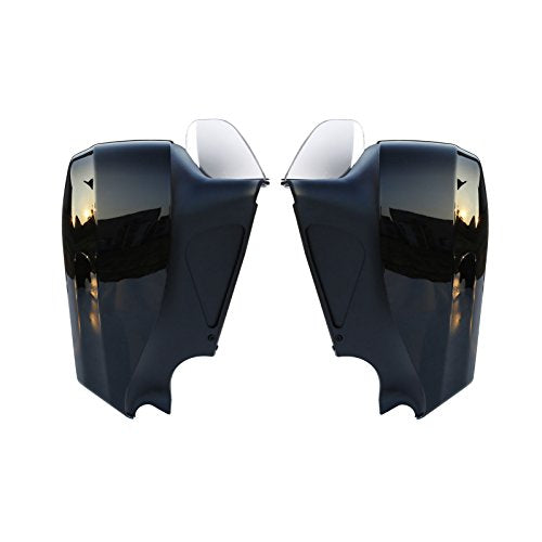 TCT-MOTORPARTS Hard Lower Vented Fairing Inner Kit Fit for Indian Chieftain 14-18 Springfield 2016-2025 Chieftain Dark Horse - color: Vivid Black Lower Fairing