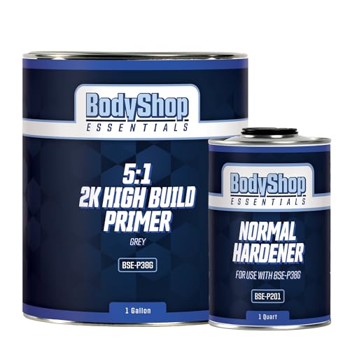 5:1 2K High-Build Primer Kit with Normal Hardener – BSE-P38G KIT – High Build Automotive Primer Surfacer for Collision Repair & Refinish Applications