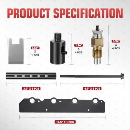 DNA Motoring Fuel Injector Removal Install Tool Kit Compatible with BMW B36 B38 B48 B58 Engines, 2358417, 2358022, TOOLS-00717 - style: Fuel Injector Removal Kit