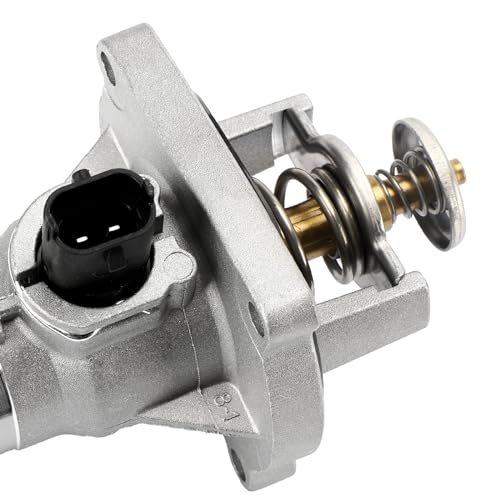 Upgrade Aluminium Thermostat Housing Assembly Compatible with Chevy Aveo5 2009-2011 Cruze 2011-2016 Sonic 2012-2018 Trax 2013-2018,Pontiac G3 2009-2010 - Replaces 902-821 96984104 55564891 55578419 - color: 55564891