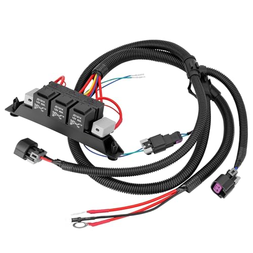 674-00923 Dual Speed Electric Fan Control Wiring Harness Kit with Relay