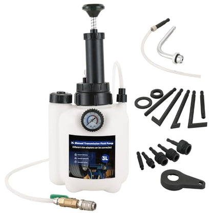 DASBET 3L Transmission Fluid Pump Kit with 12pcs ATF Adapters