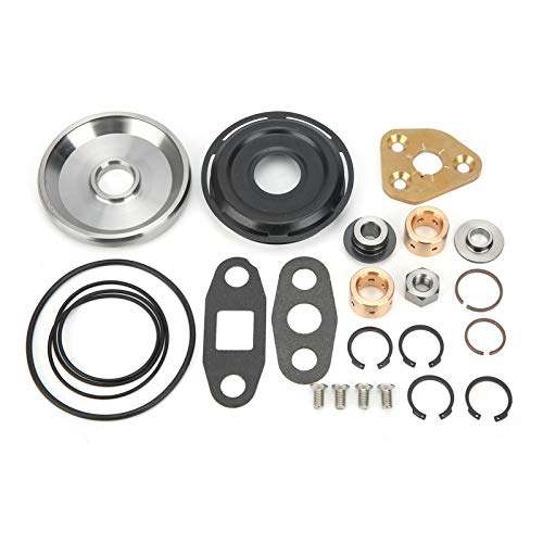 Turbocharger Repair Rebuild Kit, Fit for H2D WH2D H2C H2B Turbos, Aluminum Stainless Steel Rubber Material, Restore Turbo to Best Working Condition, 21pcs Set, Manufacturer