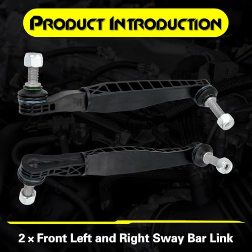 2PCS Front Stabilizer Sway Bar End Link, Compatible with 2016-2023 Chevrolet Camaro, 2014-2019 Cadillac CTS, 2013-2019 ATS, 2020-2023 CT5, 2020-2023 CT4, Replace# K750672, K750673