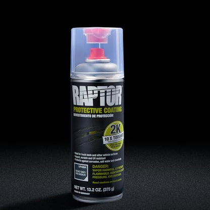 Raptor 2K Bedliner Aerosol, Protective Coating, 13.2 OZ - color: Basalt Gray