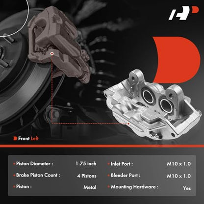 A-Premium Front Left Driver Disc Brake Caliper without Bracket