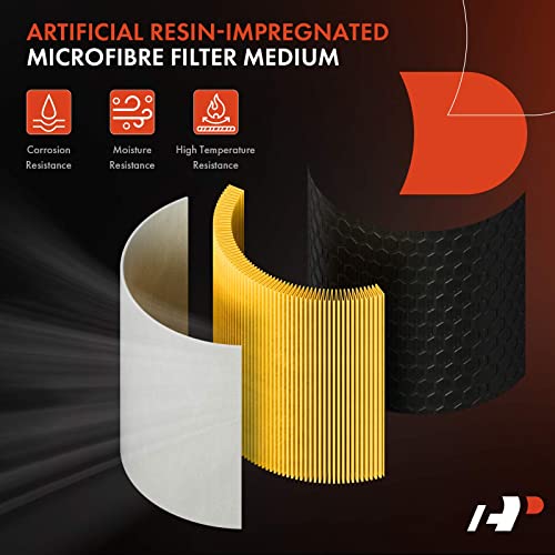 A-Premium Engine Air Filter Compatible with Chevrolet, GMC, Buick, Cadillac