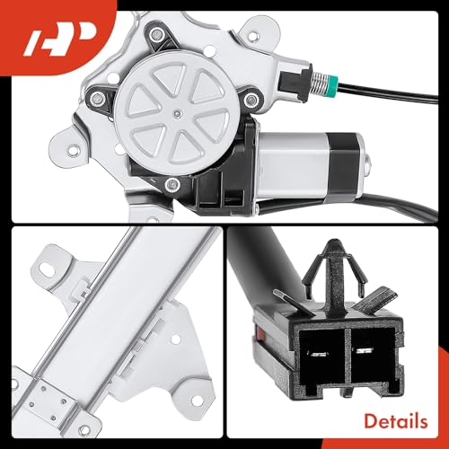 A-Premium Front Driver Side Power Window Regulator with Motor (2-Pin) - style: Front Driver(LH)