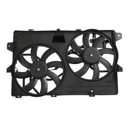 Dual Radiator Cooling Fan Assembly Compatible with 2007-2015 Ford Edge