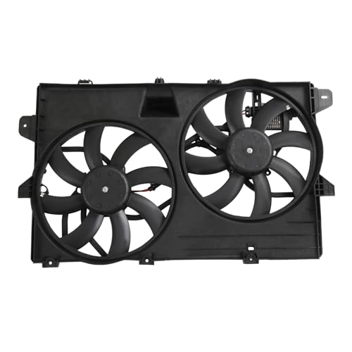 Dual Radiator Cooling Fan Assembly Compatible with 2007-2015 Ford Edge