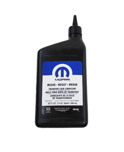 Chrysler 5016796AC Lubricant-TRANSFERCASE, 32. Fluid_Ounces, 1 Quart , Black