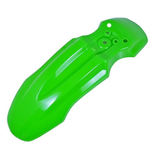 TDPRO Plastic Fairing Body Fender Kit for CRF XR XR50 CRF50 110cc 125cc Pit Dirt Bike (4Green+3White) - color: 4Green+3White