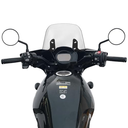 Motorcycle Headlight Fairing Cowl Windscreen for Rebel CMX 1100 2021-2026 - color: Clear+Matte Black