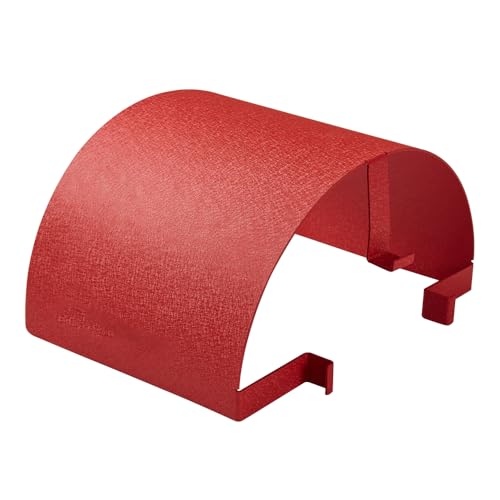 Kyostar Universal Steel Air Filter Heat Shield Cover Burning Air Intake Filter Cover for 2.5-3.5" Cone Filter (Red) - color: Red