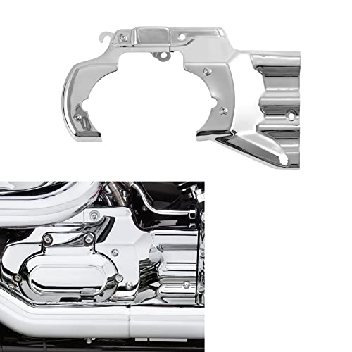 TCT-MOTORPARTS Chrome Engine Transmission Interface Cover Fits for Harley Softail 2007-2017 - color: Chrome