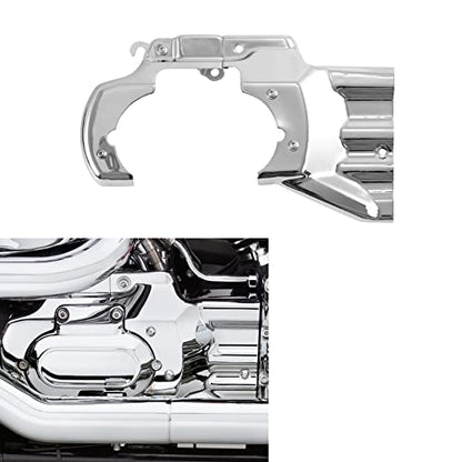 TCT-MOTORPARTS Chrome Engine Transmission Interface Cover Fits for Harley Softail 2007-2017 - color: Chrome