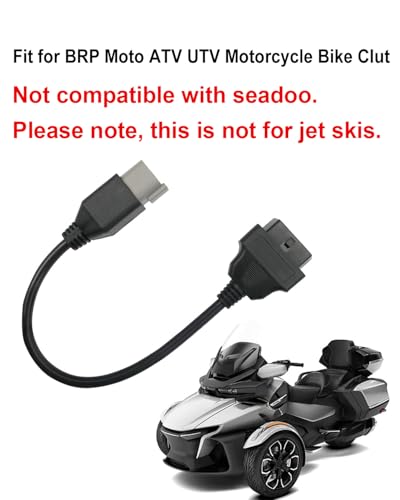 6Pin to 16Pin Motorcycle OBD Diagnostic Cable Adapter Fit for BRP Moto