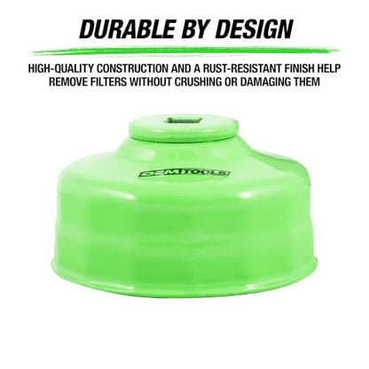 OEMTOOLS 87149 93 Millimeter and 15 Flute Oil Filter Wrench - style: 93 mm 15 Flute