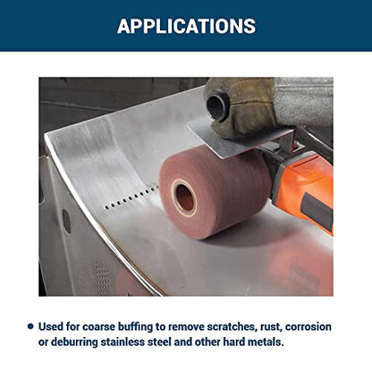 Benchmark Abrasives Buffing Compound for Polishing Removing Scratches Edge Finishing Cleaning for Non-Ferrous Metals Plastics Synthetic Materials, 1 Pound Bar (Blue Plastic) - style: Blue Plastic