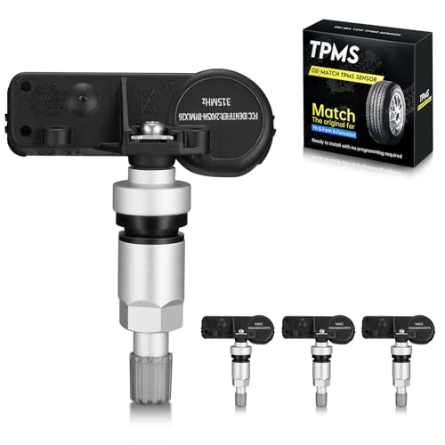 BDFHYK 315MHz TPMS Sensor Compatible with Chevy GMC Buick, Compatible with Cadillac Pontiac SAAB, Tire Pressure Monitoring System (TPMS) Sensors Replace# 13586335, 13581558, 15922396 Aluminum 4pcs - style: 159210132