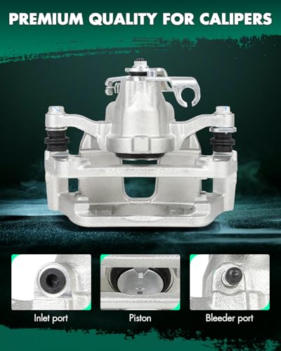 SCITOO Rear Left & Right Disc Brake Calipers With Bracket 18B5399 18B5398 - size: Rear[18B5399 & 18B5398]