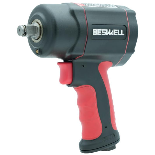 BESWELL BW-112F2N 1/2“ Twin Hammer Air Impact Wrench, 1033 Ft-Lbs Torque