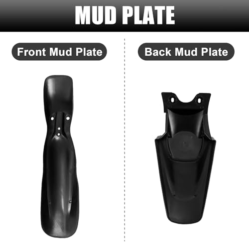 ABS Plastics Kit for Kawasaki KLX110 2002-2013, KX65 2000-2013 - color: Black & White