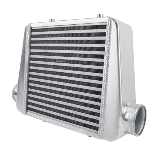Universal Intercooler 18''x13''x3.3" Front Mount Intercooler 3'' Inlet and Outlet Aluminum Turbo Intercooler Direct Replacement for Any Turbo Charger system - size: 18''x13''x3.3" 3''