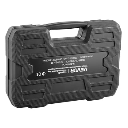 VEVOR Master Magnetic Impact Nut Driver Set 34-Piece, Metric & SAE Sizes, with Nut Setter, Quick Release Extension, Wing Nut Driver, Storage Box, Versatile for Automotive, Machinery, and DIY Tasks - size: 34 pcs