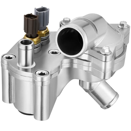 BDFHYK SK121093 Upgrade Aluminium Coolant Thermostat Housing Assembly Compatible with 2001-2008 B4000, 2000-2001 Mountaineer, 2001-2005 Explorer, 2001-2011 Ranger 4.0L Replace 4L5E8A586AB