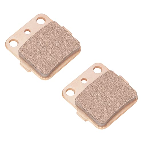 Front Rear Sintered Brake Pads for Harley Davidson Dyna Sportster - color: Sintered-golden