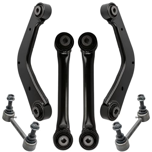 Detroit Axle - FWD Rear Control Arms Kit for 13-18 Ford Fusion Lincoln MKZ - size: 6CS48342/6PC