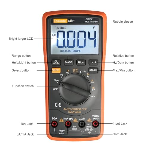 Auto Ranging Digital Multimeter TRMS 6000 - color: Orange