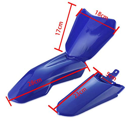 CLEO Plastic Fairing Body Parts Fender Kits Replace For TTR50 TTR50E 2006-2016 Pit Dirt Bike (blue) - color: blue