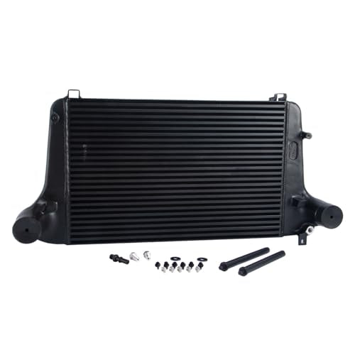 Front Black Intercooler for 2020-2022 Ford Explorer ST 3.0 - color: Black