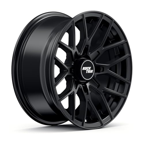 RockTrix RT104 14x7 ATV UTV Wheel 4x156 4+3 Offset, Matte Black, 1pc Single - size: 14x7 (4+3)