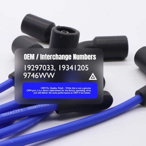 109110 High Performance Low Resistance Spark Plug Wire New - style: 9746SS