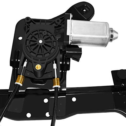 741-578 Rear Left Driver Side Power Window Regulator with Motor - size: Rear Left