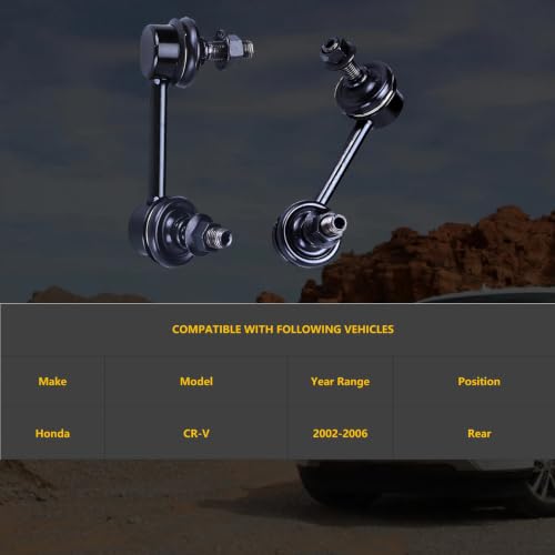 2pc Rear Sway Bar Link Kit for Hona CR-V 2002 2003 2004 2005 2006