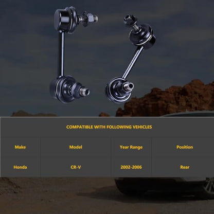 2pc Rear Sway Bar Link Kit for Hona CR-V 2002 2003 2004 2005 2006