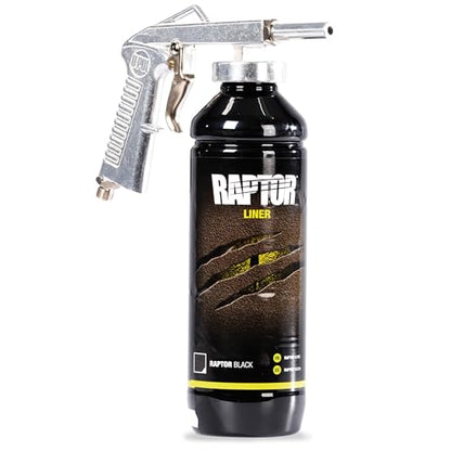 U-POL Raptor Black Urethane Spray-On Truck Bed Liner Kit, 6 Litres