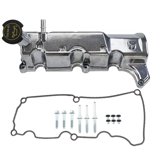 MITZONE Right Side Aluminum Valve Cover Compatible with Ford Explorer Sport Trac Mercury Mountaineer 2004-2010 Ford Ranger 2004-2011 V6 4.0L 4L5Z6582AA 4L5Z6582GA - size: 2004-2011 Ford Right Side