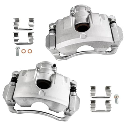 cciyu Front Left & Right Disc Brake Calipers Assembly 18B5068 18B5069 - size: Front[18B5068+18B5069]
