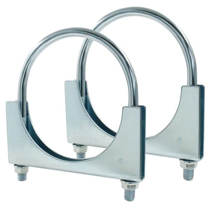4" U Heavy Duty U-Bolt Clamp, Stainless Steel, 2-Pack - size: 4",2PCS