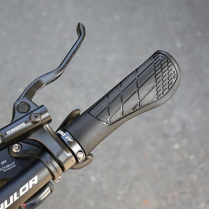Ergonomic Non-Slip Comfort Bike Grips for BMX/Scooter - color: Black