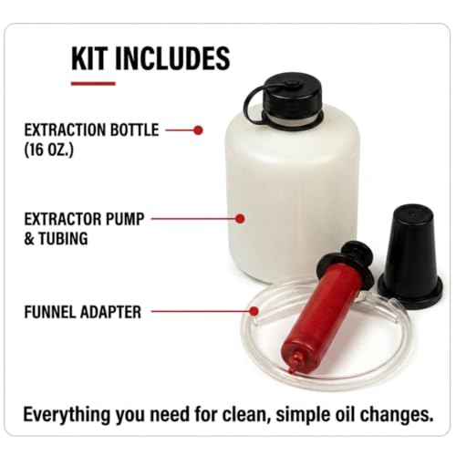 Briggs & Stratton 5430K Oil Extractor Kit - Genuine OEM No-Mess Vacuum Pump for Lawn Mowers, Snow Blowers & Generators, 1.6-Liter - size: 1.6-Liter
