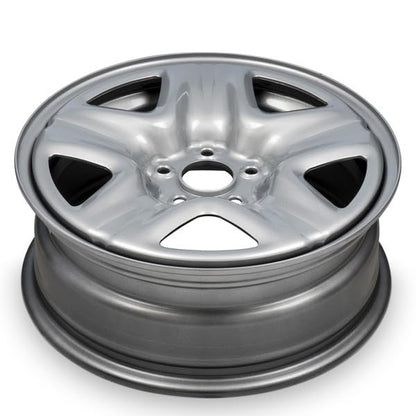 17x6.5 in Steel Wheel Rim 5 Lug 114.3mm 50mm Offset 64.1mm CB| Powder-Coated Silver finish Fits 2013-2015 Honda Accord | New OEM Replacement | 42700SWA305 - size: 17x6.5 in - Wheel